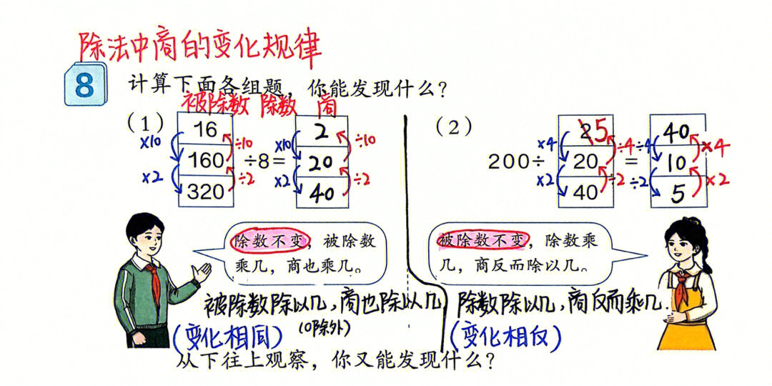 商不变的性质图片