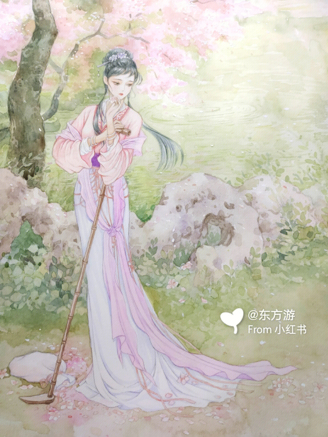 水彩#水彩手绘#手绘#寻找小红书绘画大神#我是原创插画师