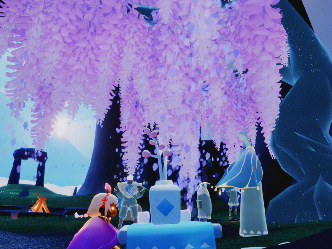 光遇紫藤花树图片