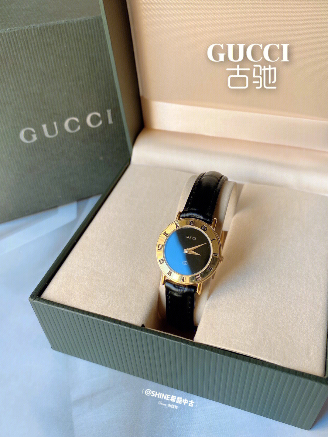 中古gucci标志带plus图片