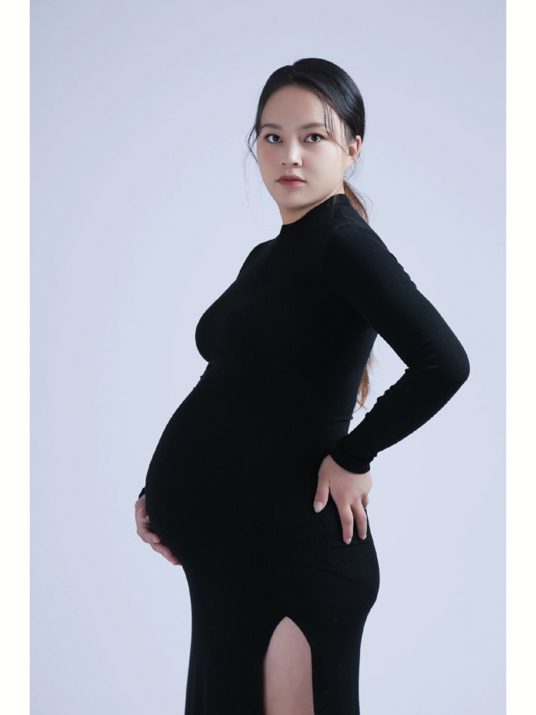 孕36周拍的孕妇照