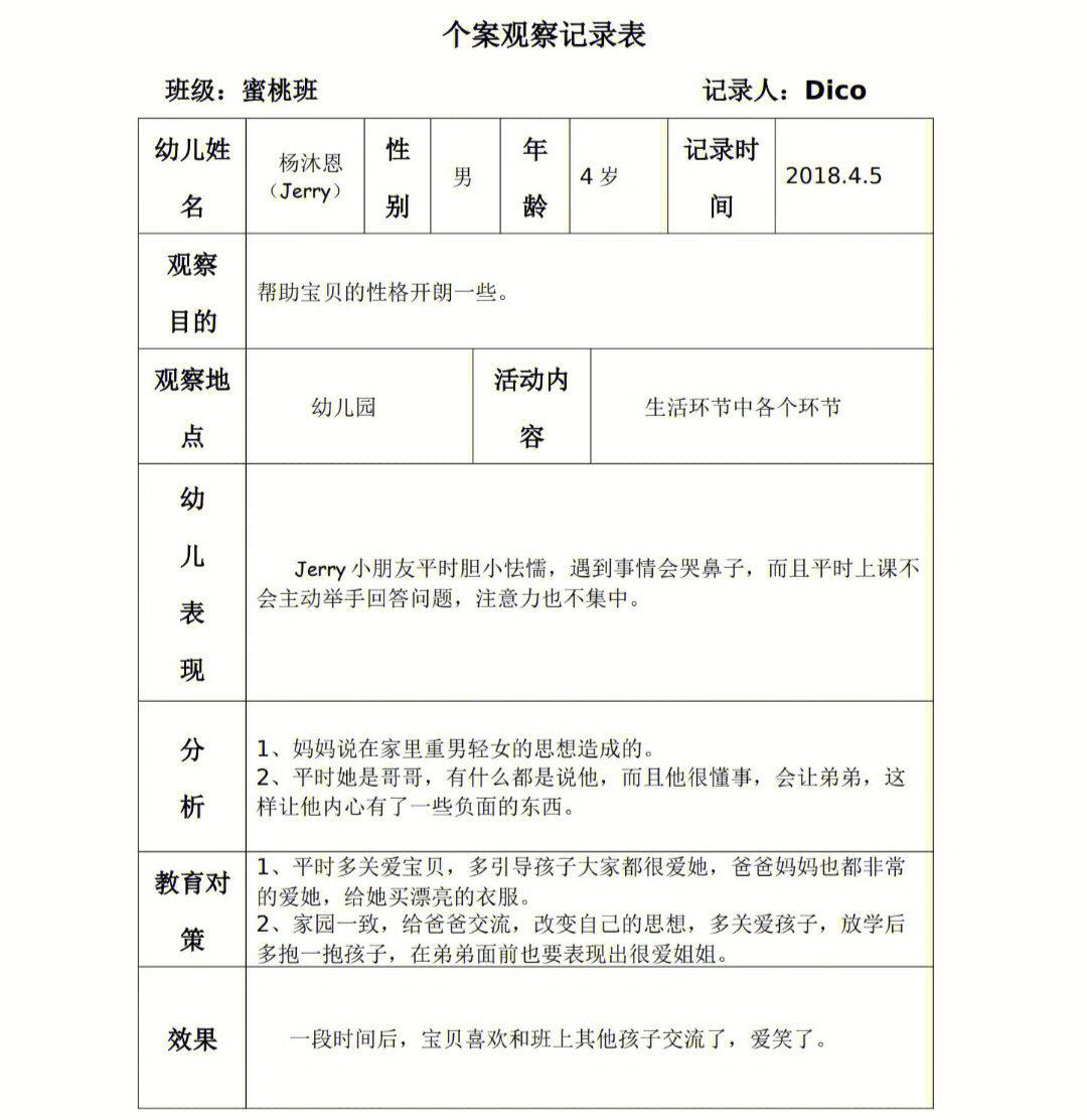 玫瑰花观察记录表图片