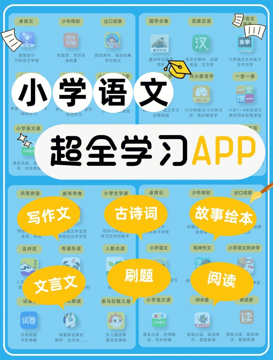 语文学习app27款小学语文宝藏学习app