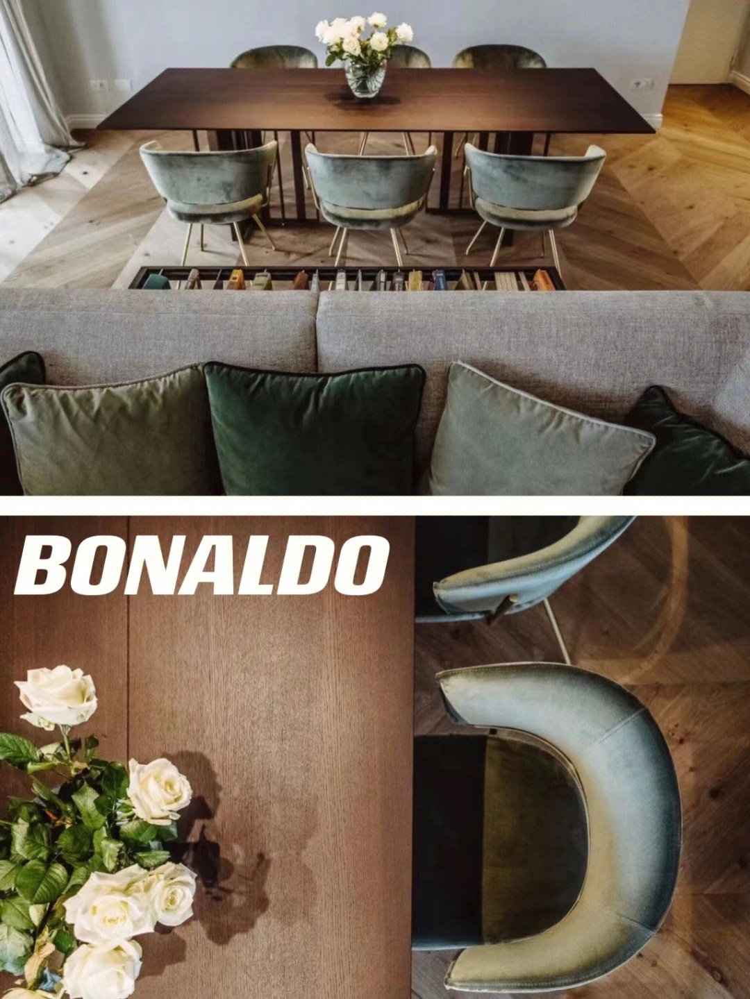 意大利著名家具品牌bonaldo,在米兰打造了一个复古优雅的现代公寓