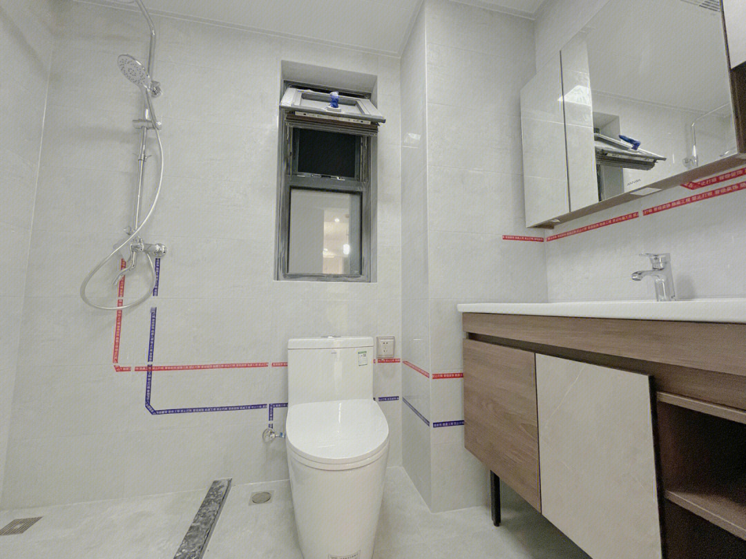 浴室水管安装图图片