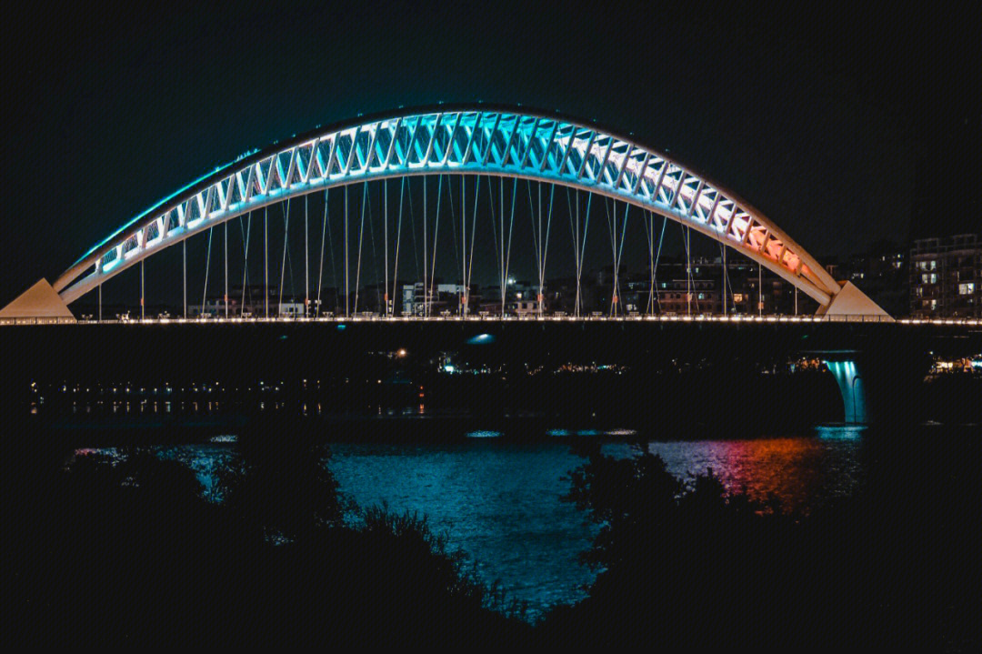 从化大桥图片 夜景图片