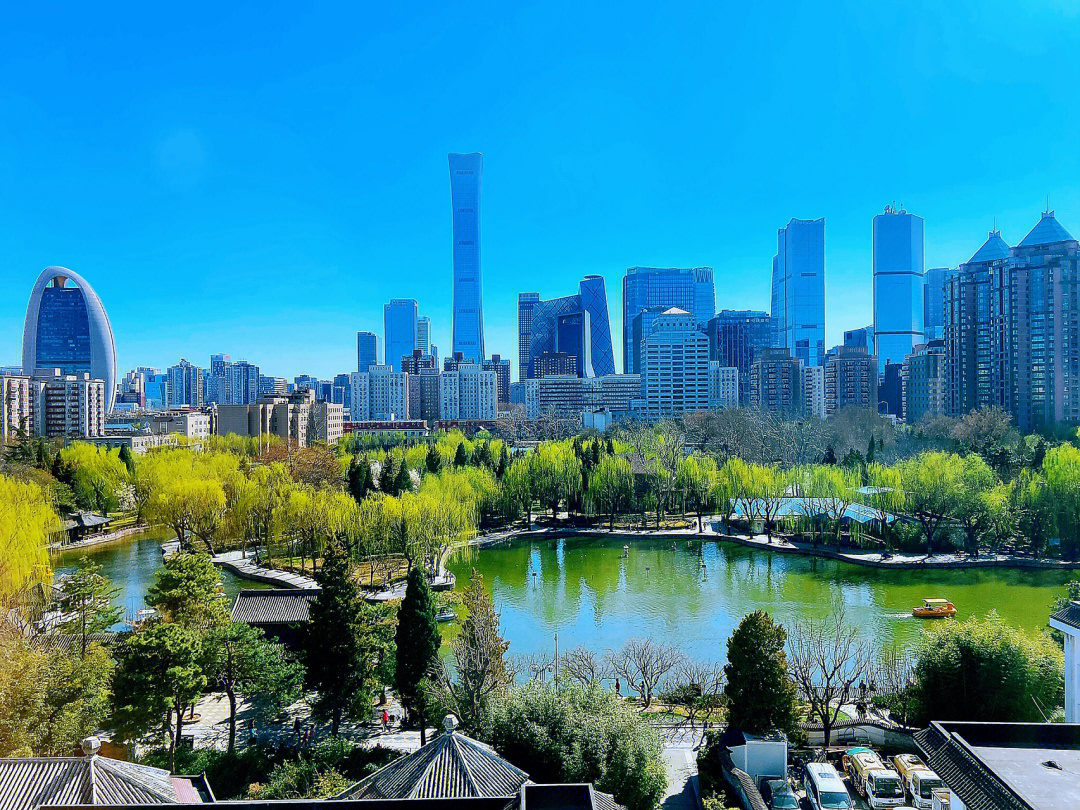 一张图,我记录下了北京cbd的春夏秋冬