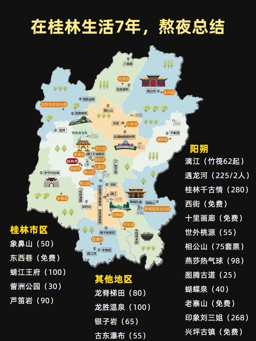 桂林市区详细地图图片