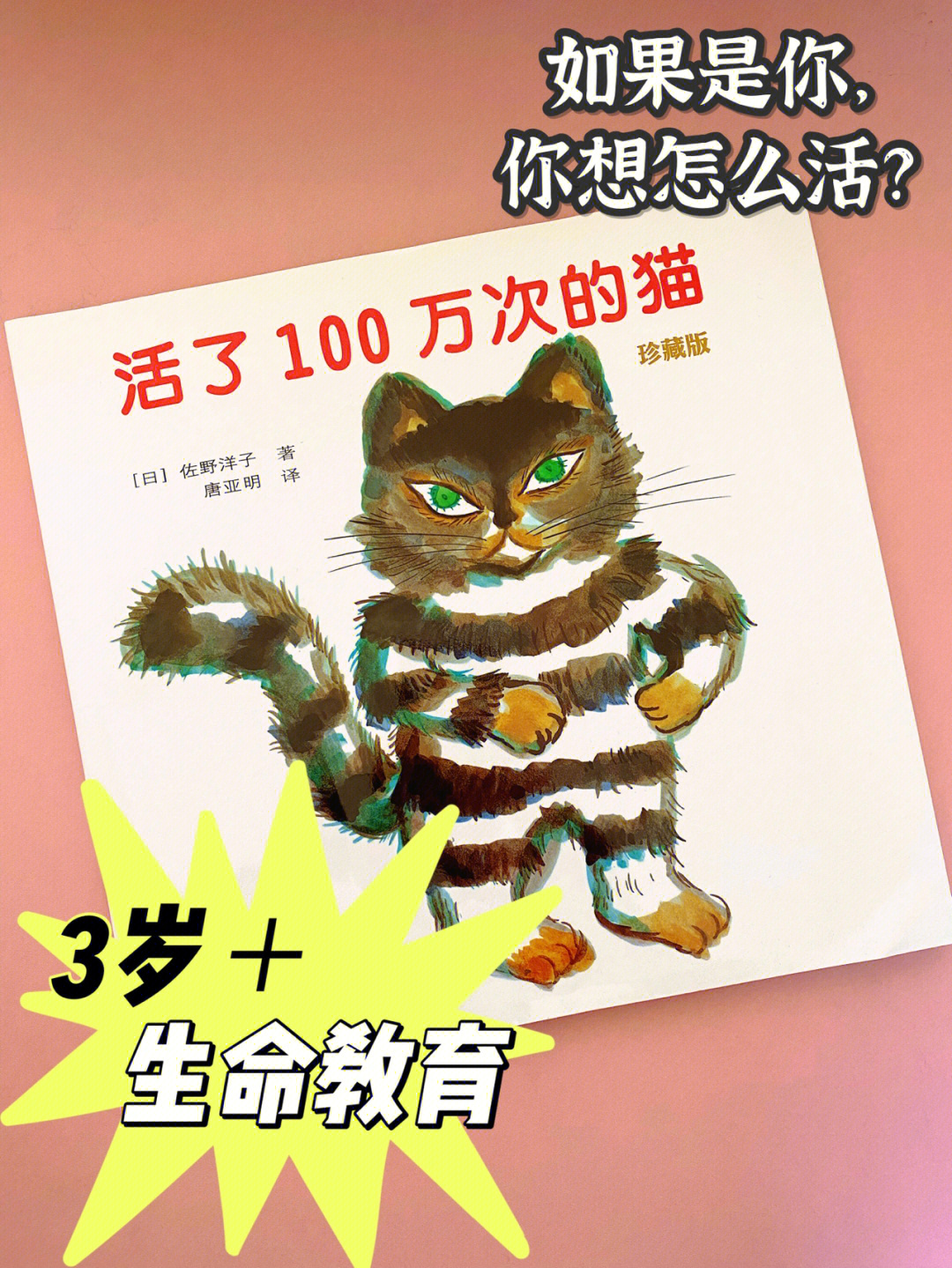 3岁生命教育绘本活了100万次的猫