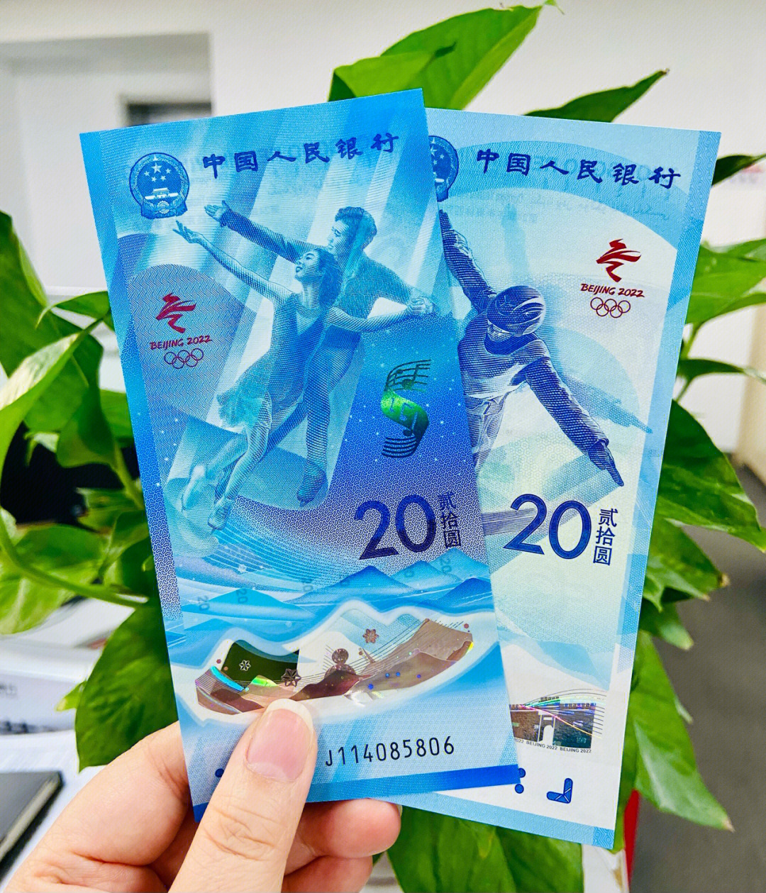 2022冬奥会纸币图片
