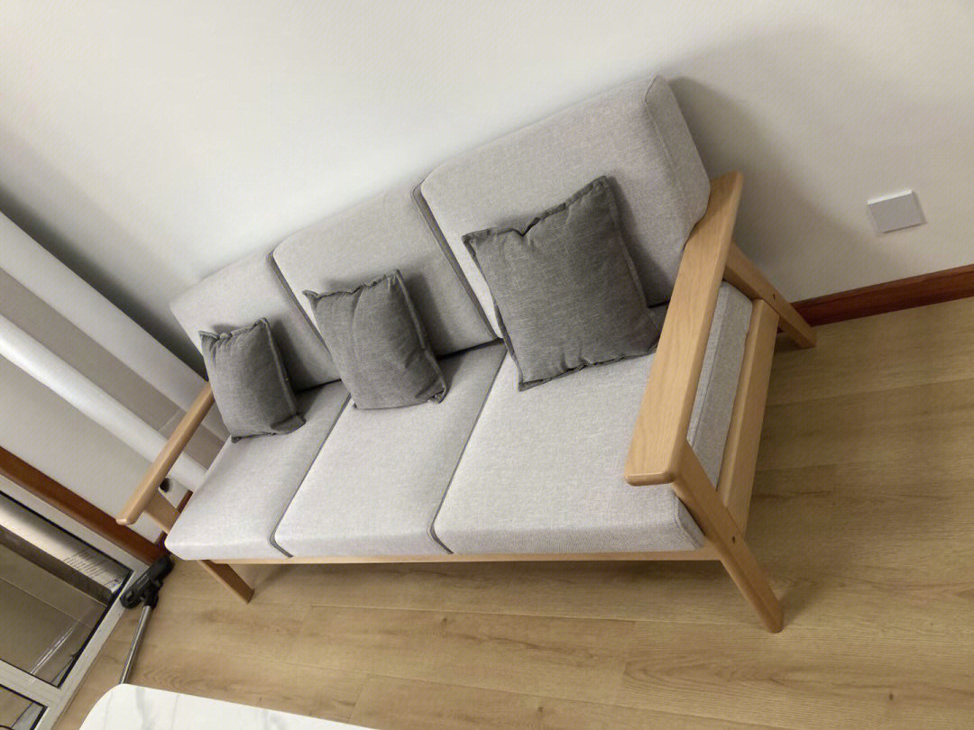 全新北欧沙发实木橡木客厅家具现代简约风