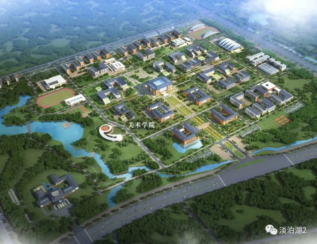 湖北文理学院迁建项目位于襄阳市襄城区尹集乡,总建筑面积为59