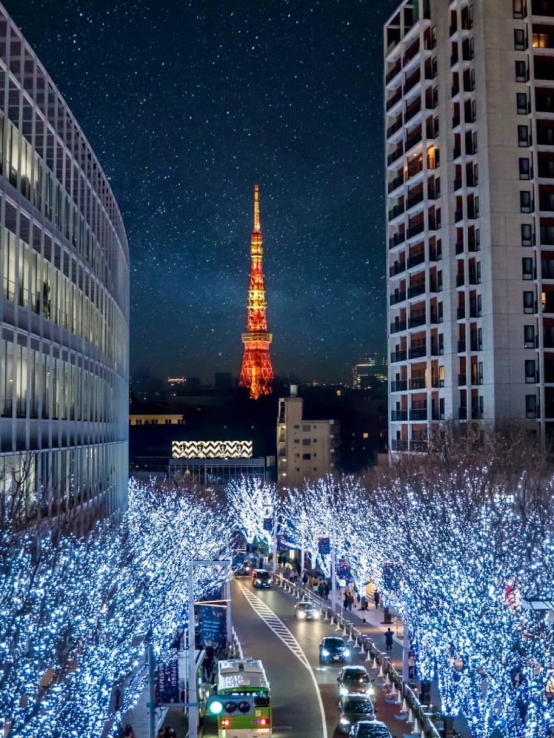 六本木夜景图片