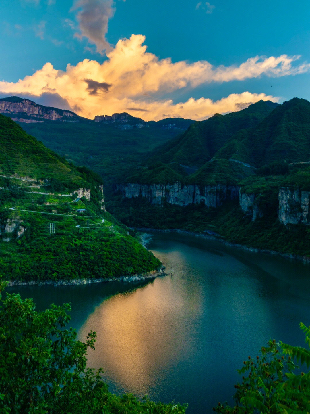 重庆金山湖水库图片