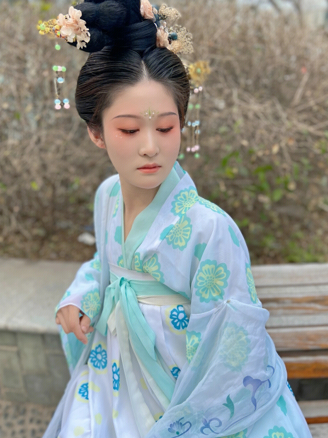 绝绝子不#今日妆容#唐制汉服#唐制发型