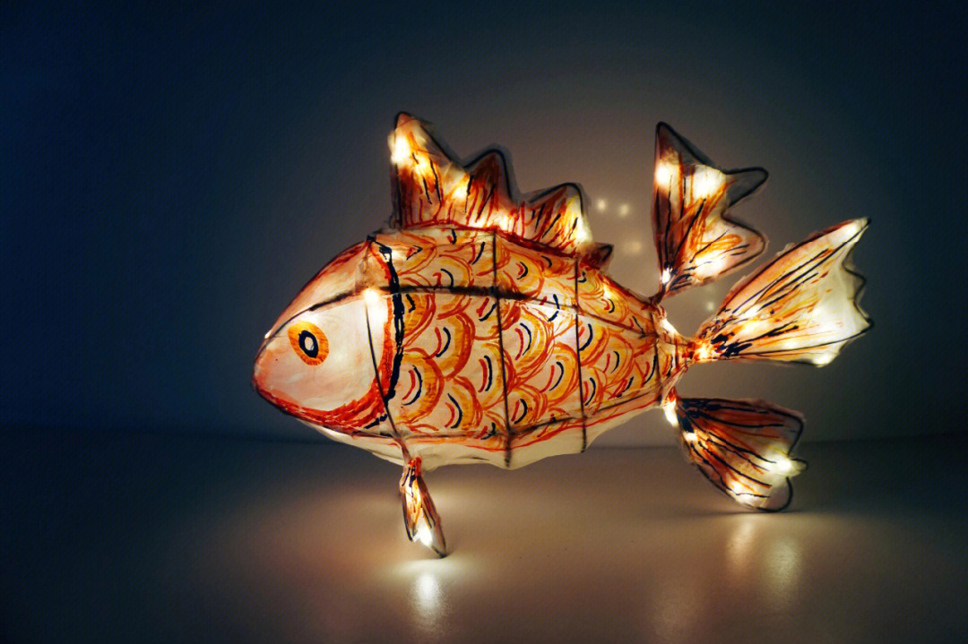 鱼灯制作教程图片