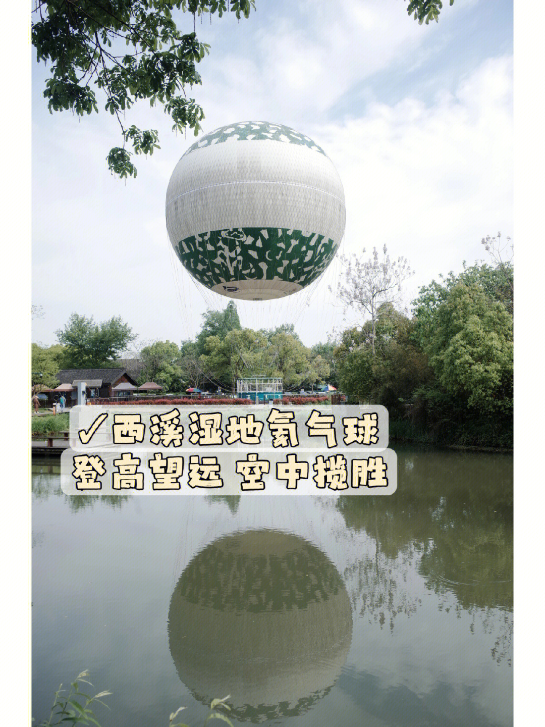 杭州遛娃西溪湿地氦气球登高揽胜一起飞
