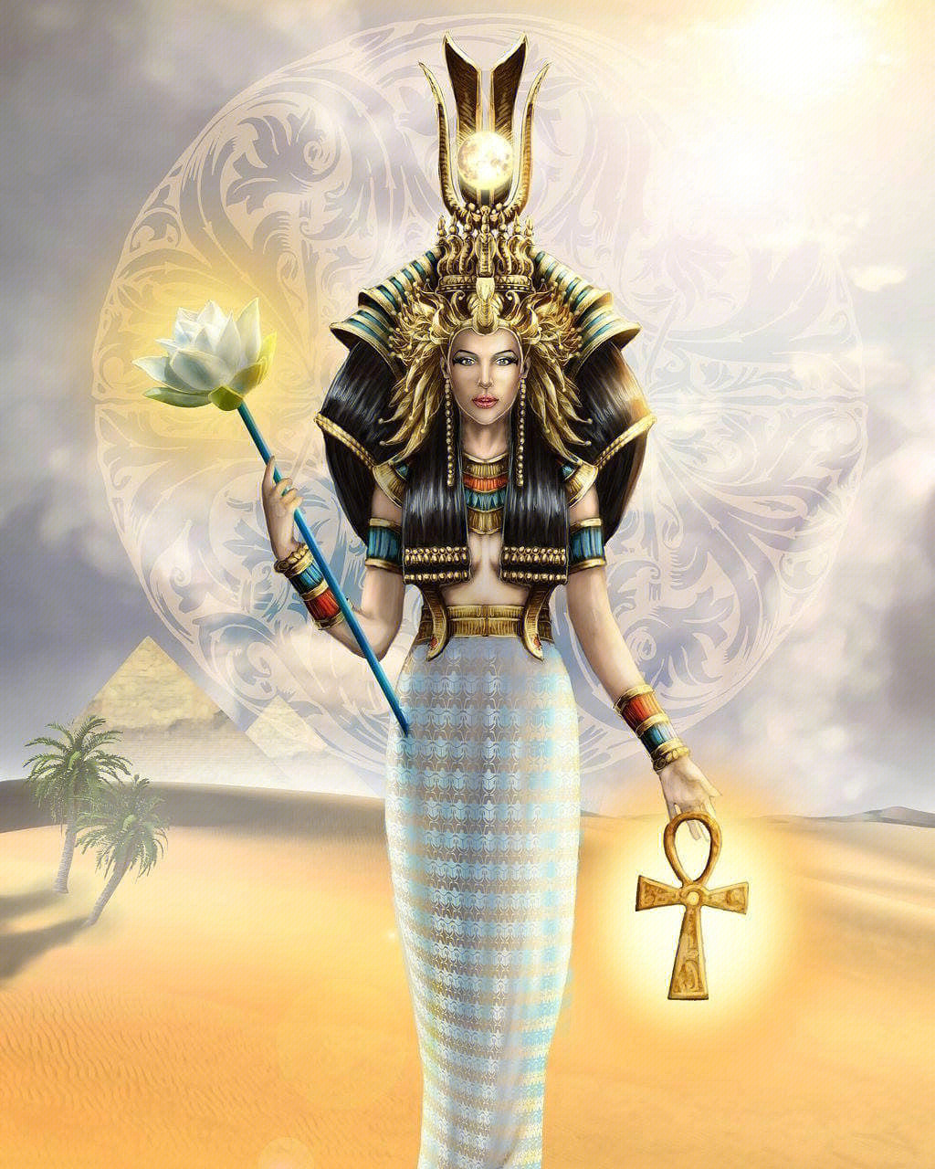 isis伊西斯古埃及神话中的智慧生命女神