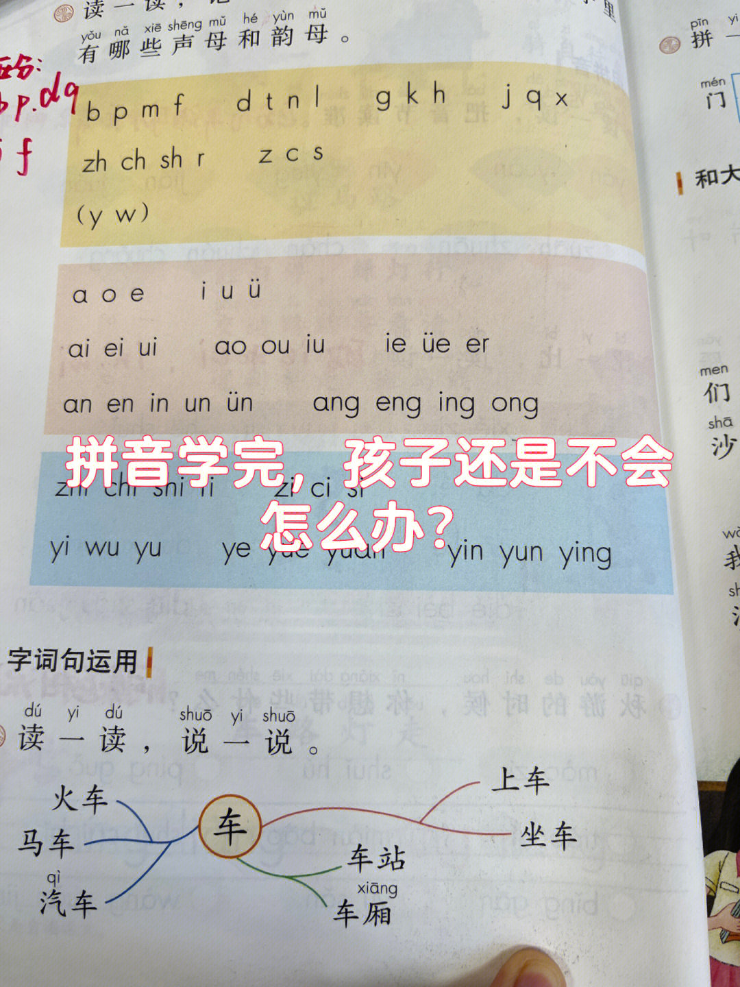 拼音学完孩子还是不会附拼读表