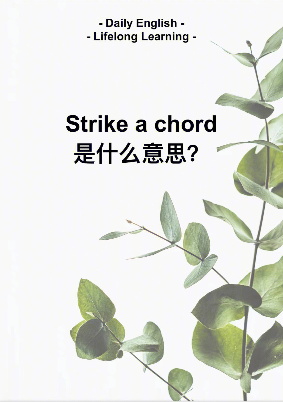 struck a chord图片