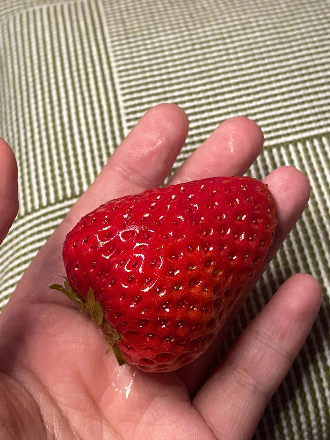 手拿草莓网红图图片