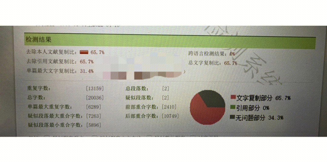 学校知网查重第二次终于过啦