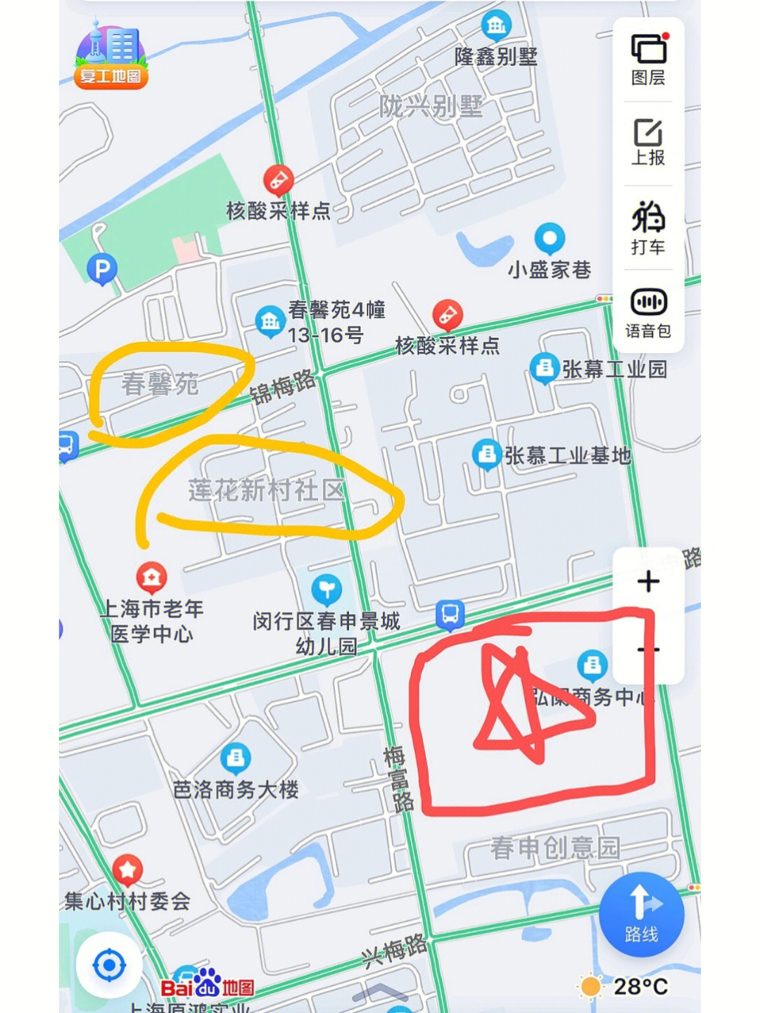 梅陇街道范围图片