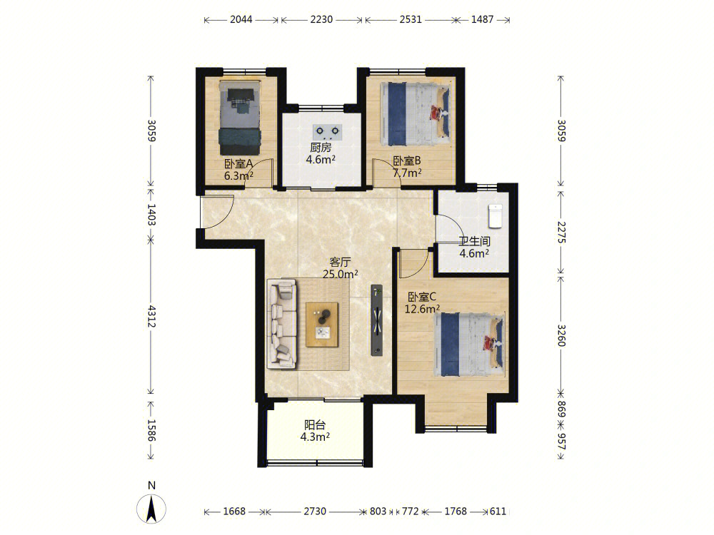 南京小户型住宅图片