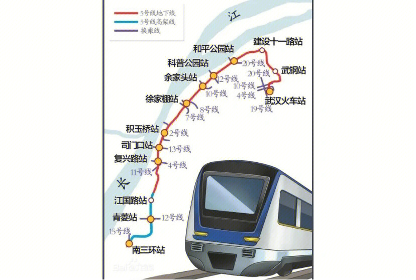 武汉地铁17号线走向图片