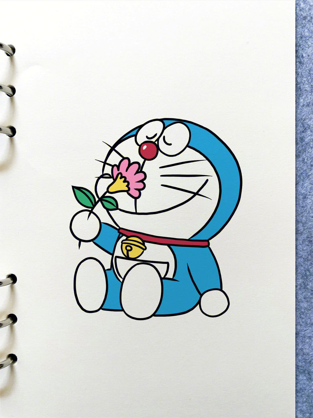 零基础手绘教程多啦a梦绘画画画