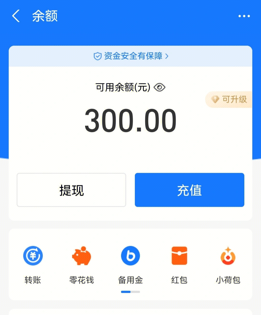 qq钱包300块钱的图片图片