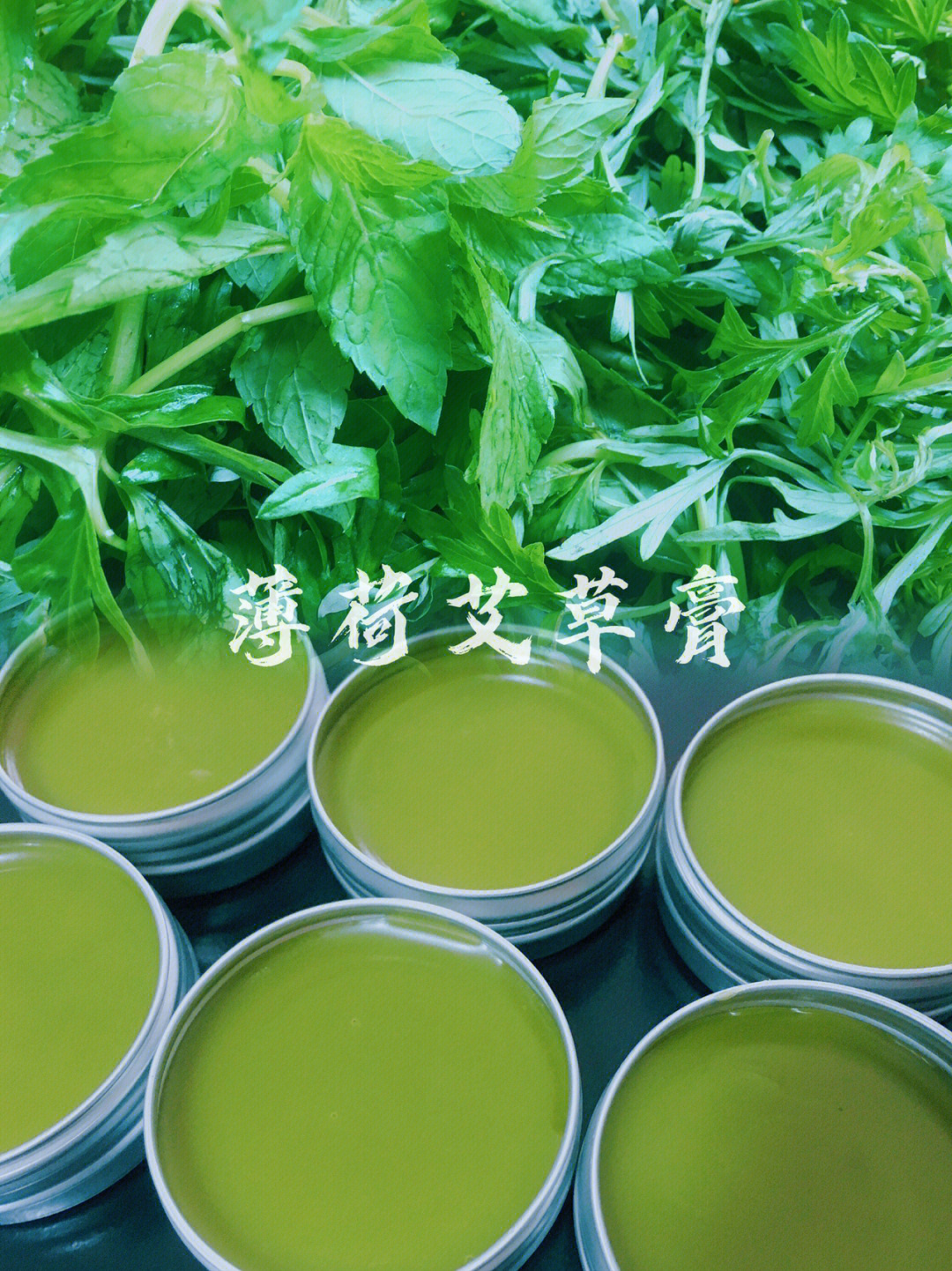 艾草薄荷膏制作方法图片