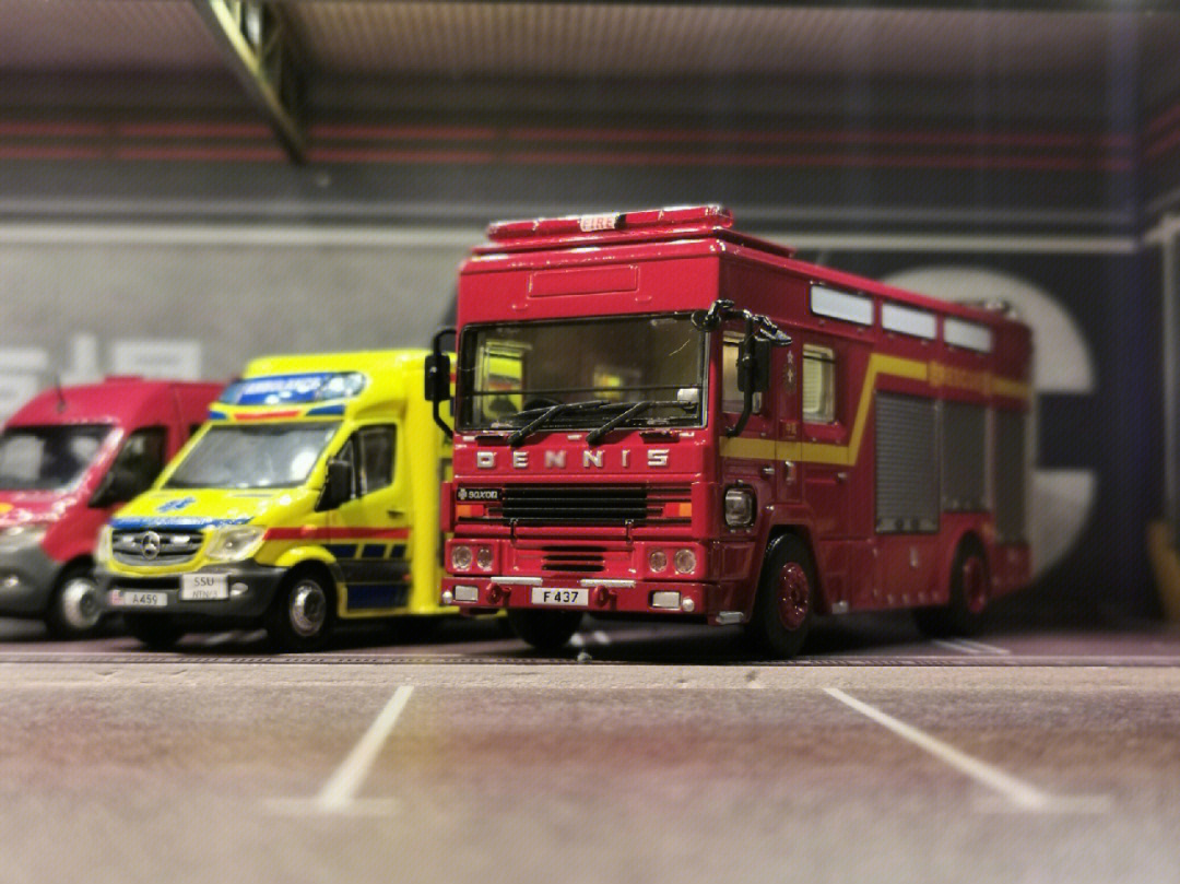 香港消防车模型图片