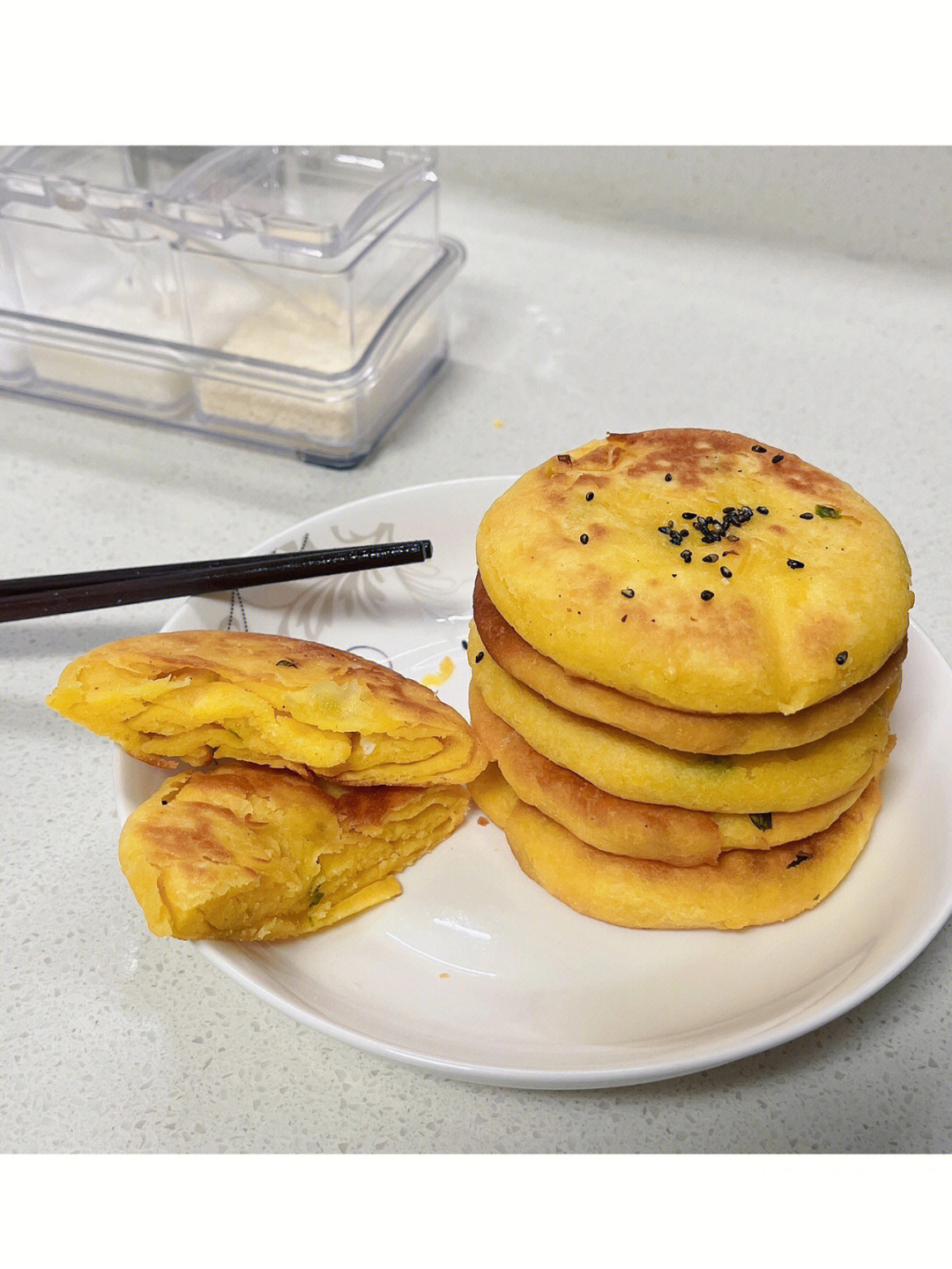 超简单的早餐玉米饼健康营养奶香玉米饼