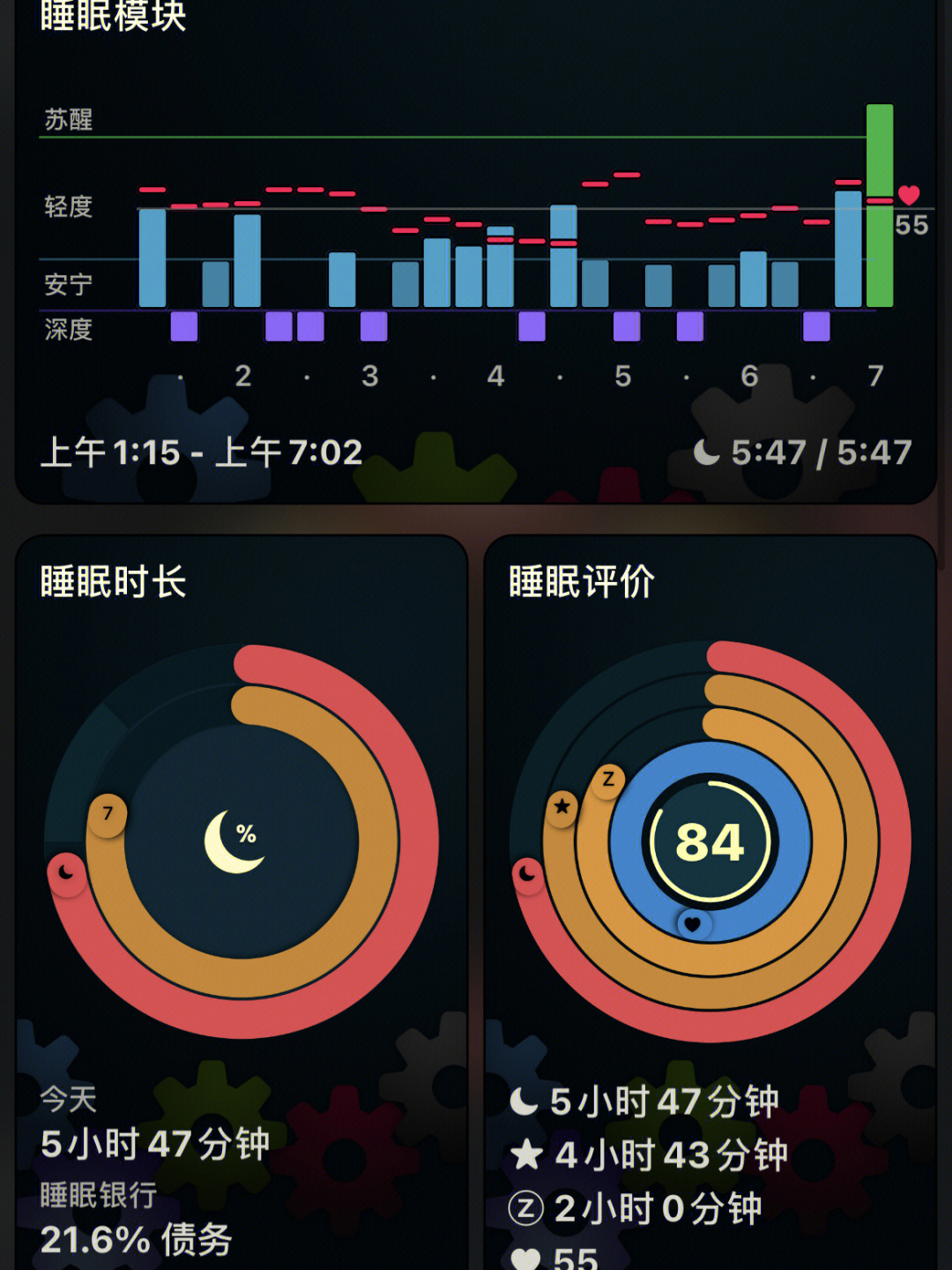 睡眠报告app图片