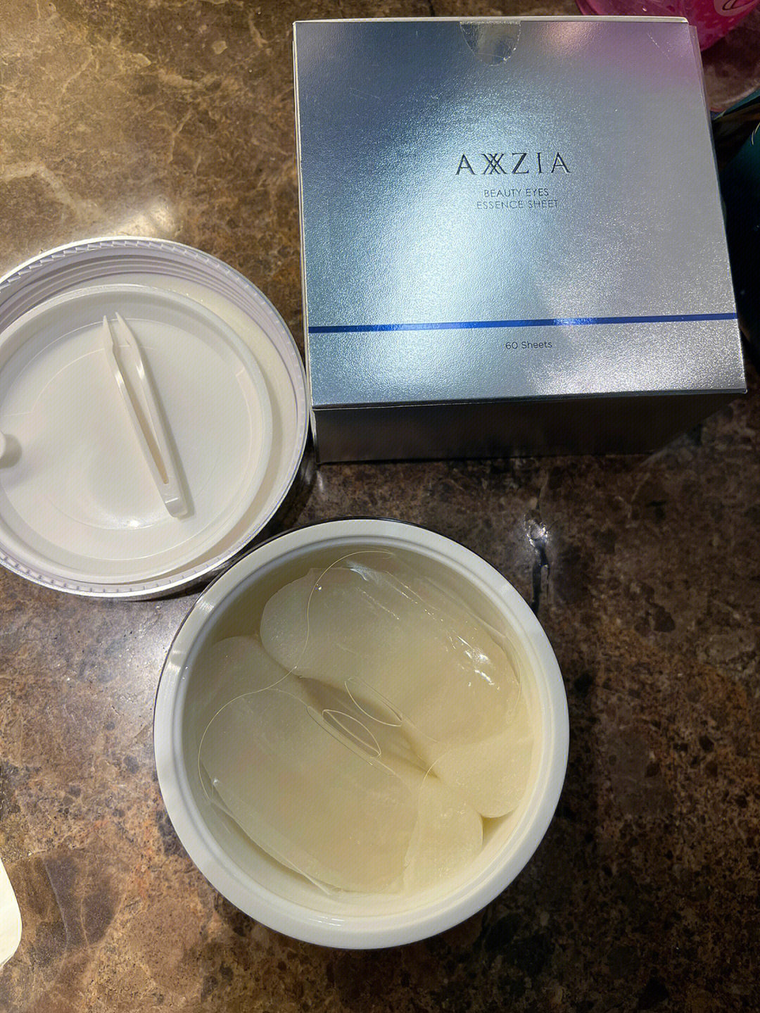 日本axxzia晓姿多效修护眼膜60片提拉