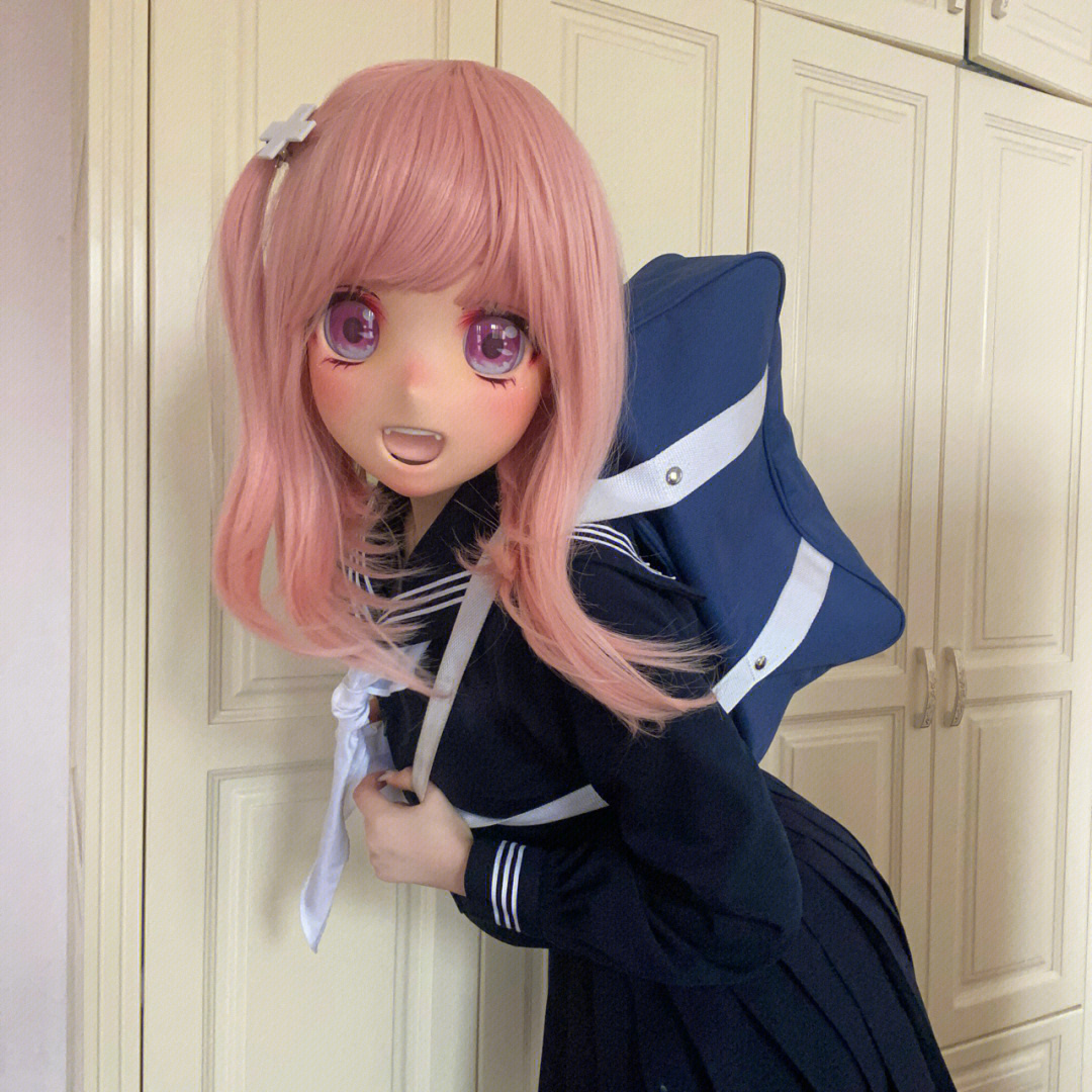 这个头壳真的很可爱!和我一样叫萌!很喜欢^x#kigurumi