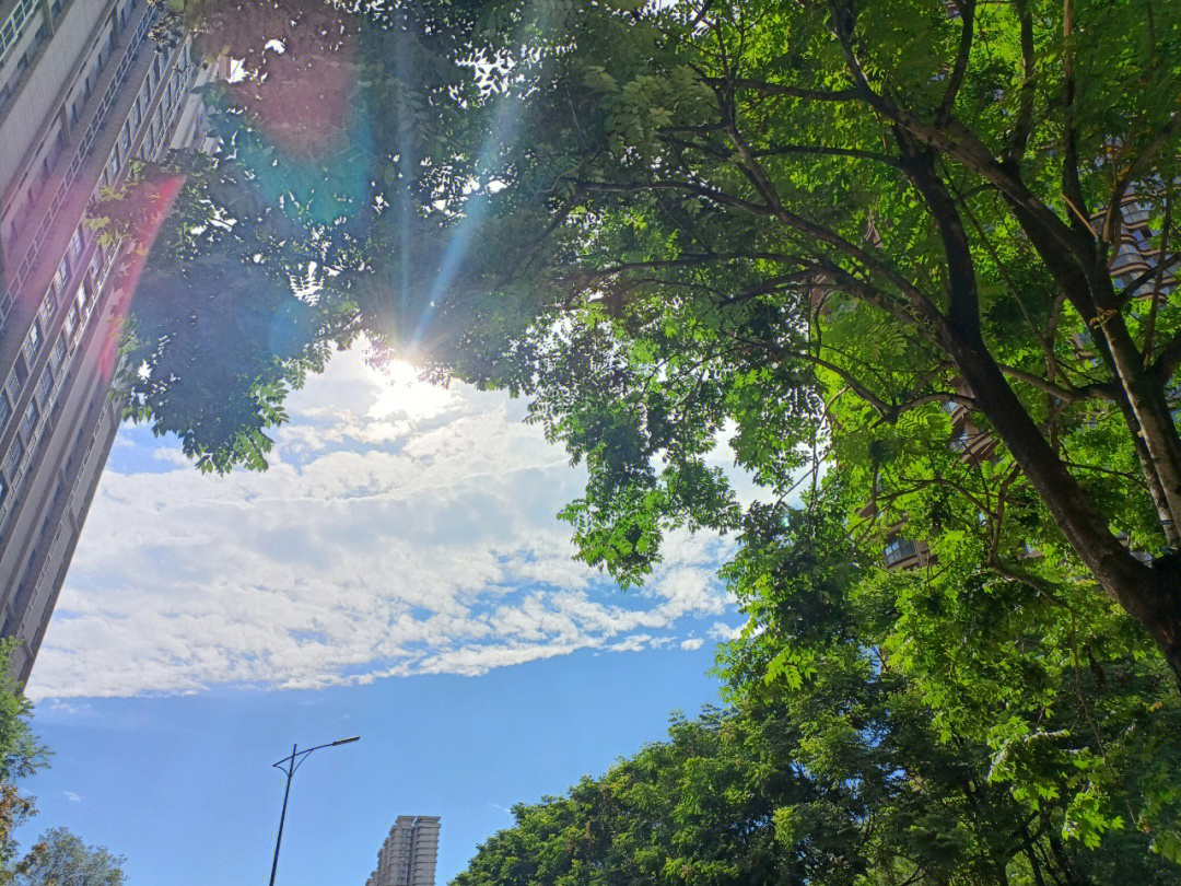 雨过天晴的心情图片图片