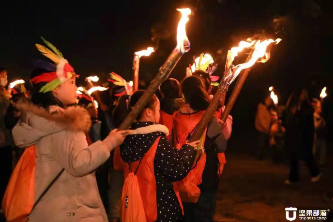 夜行篝火一小时97温州特有的好玩活动#温州#火把#最近好玩的游戏