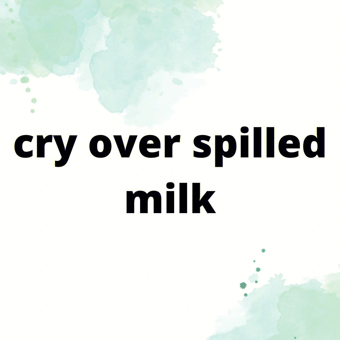 cryoverspilledmilk是什么意思