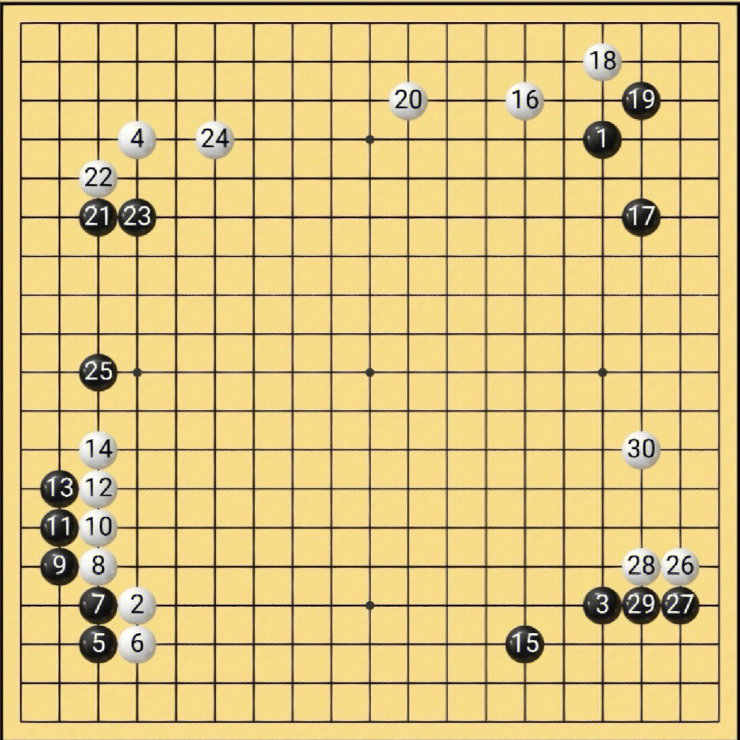 围棋技巧各种阵法图图片