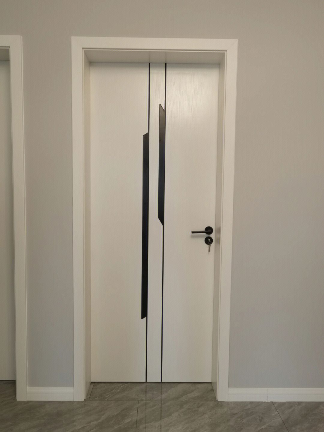 轻奢极简主义卧室门房间门卫生间门