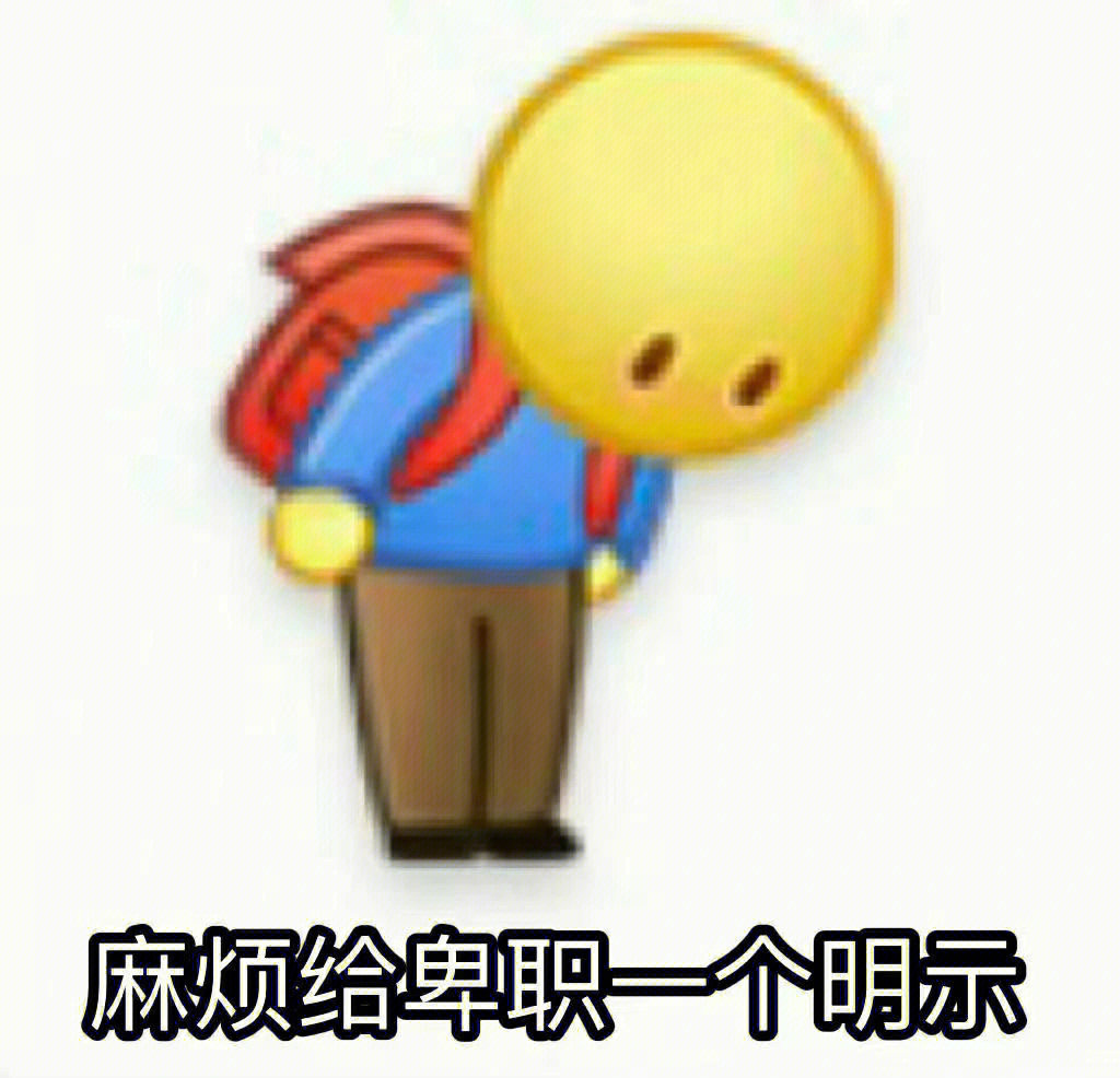 卑职明白小孩表情包图片