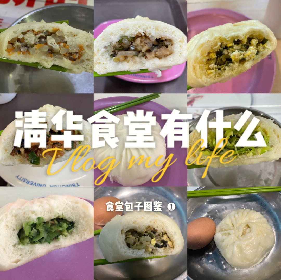 开学不惑清华食堂plog⑥食堂包子图鉴60