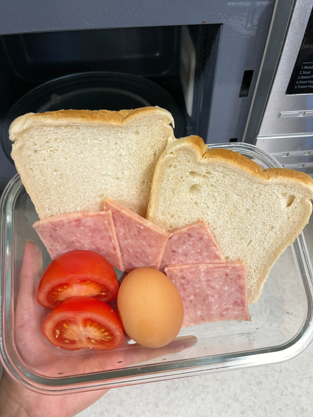 微波炉3分钟三明治便捷早餐谁都能做