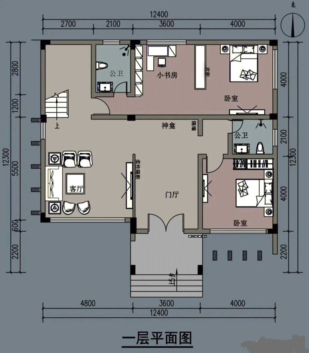 现代风格三层别墅设计图,农村建房新选择