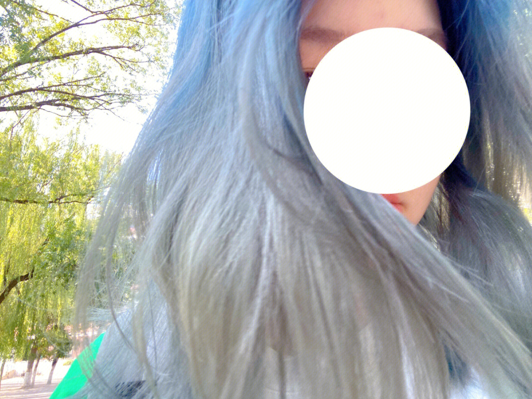 发色分享蓝灰渐变真的太好看了