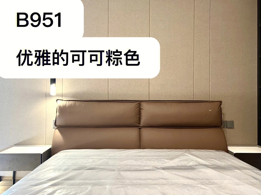 我们这款床的名字叫做queen,采用优雅的可可棕色,浓郁的包容性,高贵而