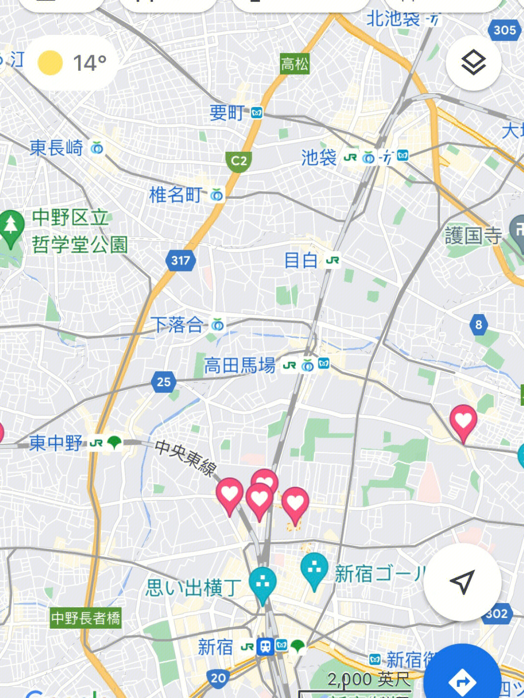 高田马场地图图片