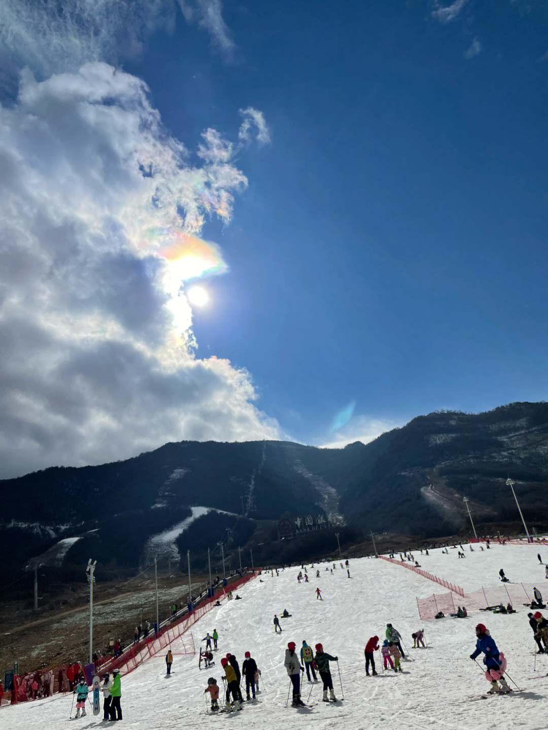 鳌山滑雪场坡度图片